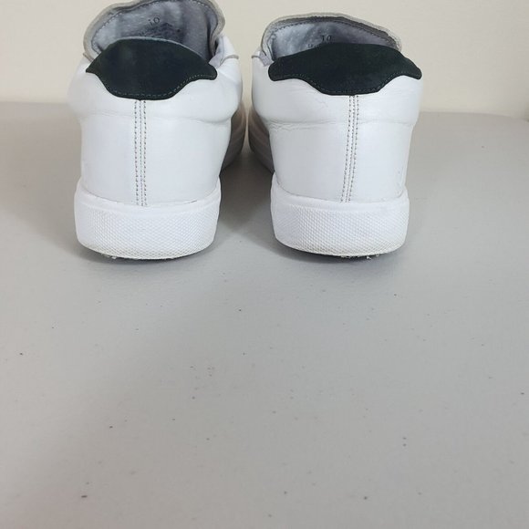 Tony Bianco sneakers white Sze 10 leather lace up volley LOGO good condition - Picture 5 of 9